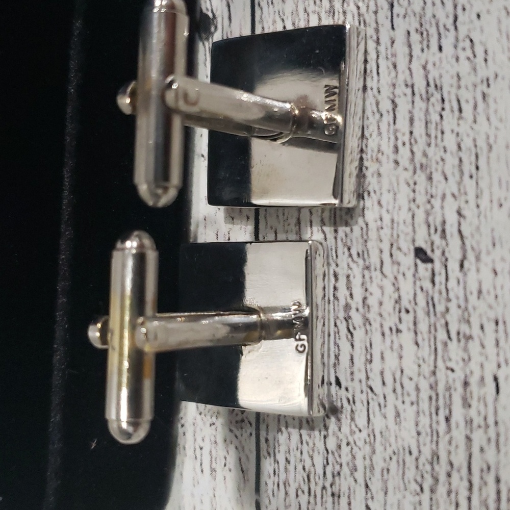 Gfmw Square Window Inlay Cuff Links - image 4